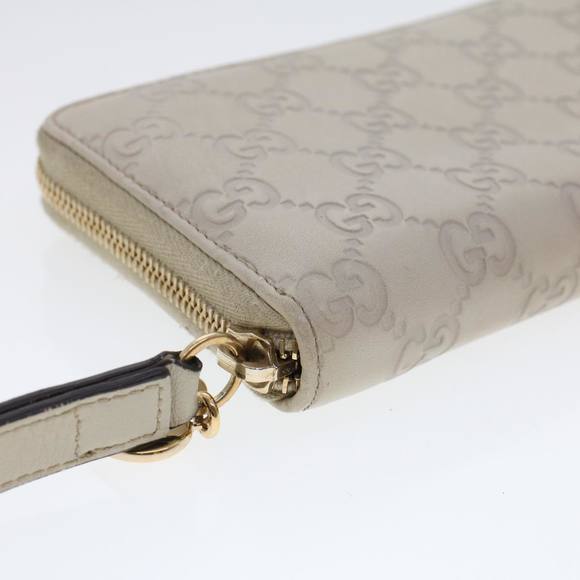 GUCCI GG Canvas ssima Long Wallet White 245914 Auth am4402 - Picture 15 of 16